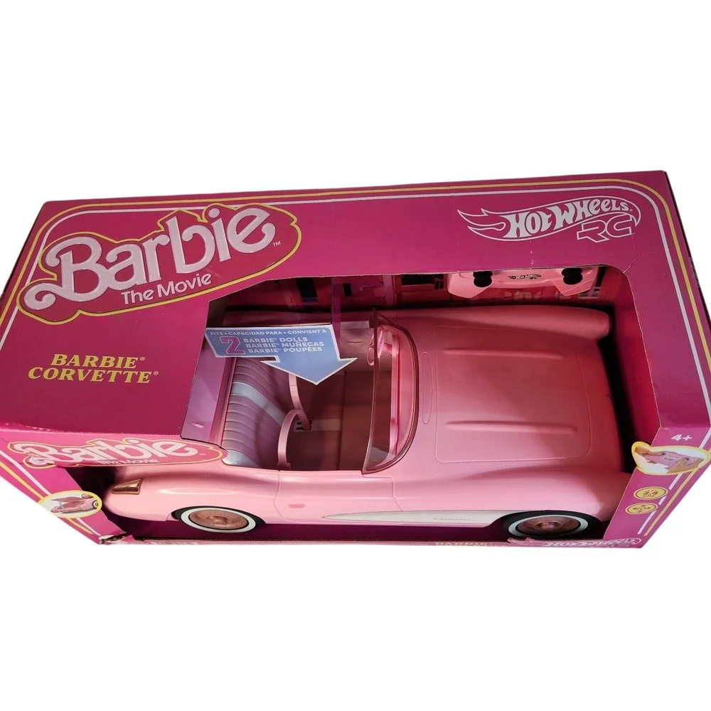 Hot Wheels RC Barbie Corvette Remote Control Car from Barbie: The Movie‎